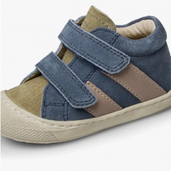 NWT NATURINO MACKS VL Boys First-steps Leather and Suede Shoes in Blue - Picture 5 of 15